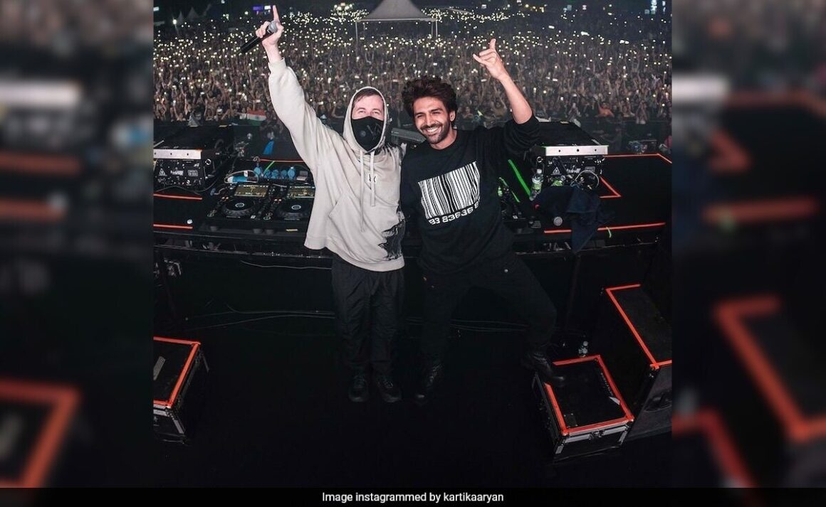 Kartik Aaryan Joins Grammy-Winning DJ At Mumbai Concert