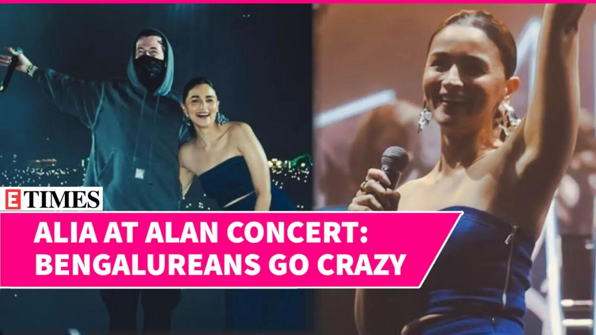 Alia Bhatt Joins Alan Walker During His Bengaluru Show, Cheers ‘Namaskara’ For Fans