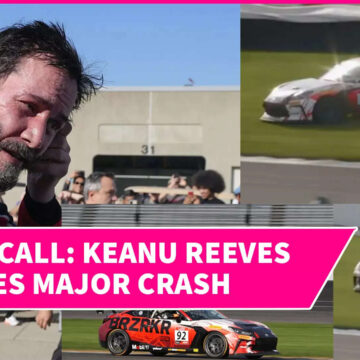 Keanu Reeves Dodges Serious Injury After Spin-Out at Indianapolis