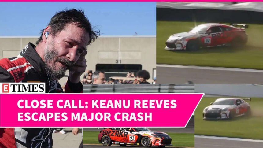 Keanu Reeves Dodges Serious Injury After Spin-Out at Indianapolis