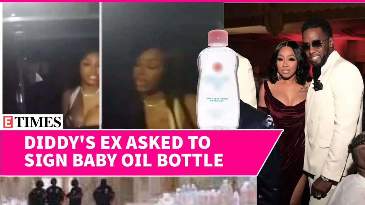 Shocking Request: Diddy's Ex Girlfriend Yung Miami Asked To Sign Baby Oil Bottle