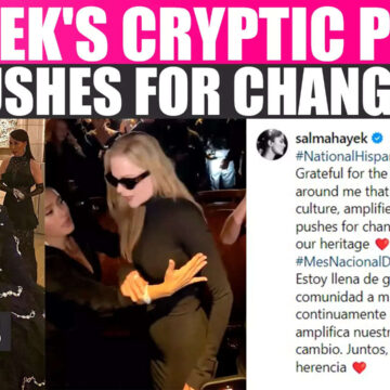 Salma Hayek Shares Cryptic Message Following Nicole Kidman Disagreement | Watch