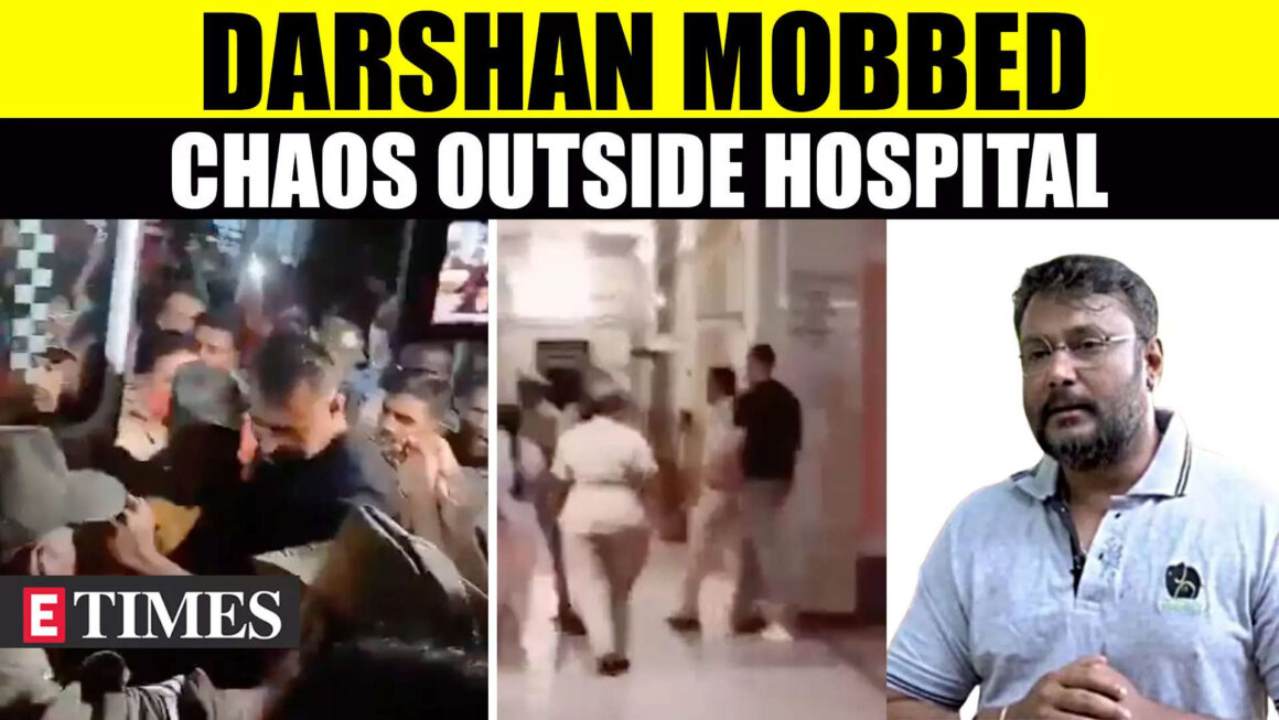 Darshan Thoogudeepa Rushed To Hospital; Fans Go Wild During Hospital Visit