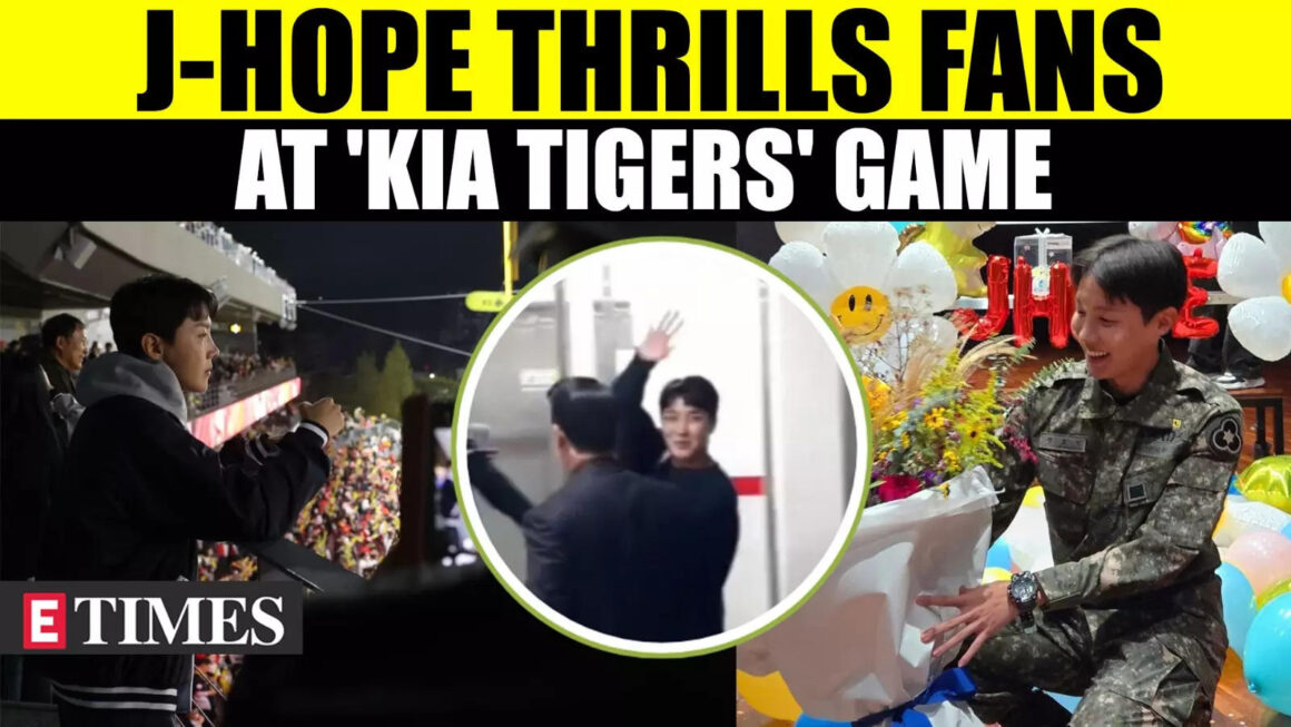 J-Hope Throws First Pitch for Kia Tigers; Marks His Triumphant Return After Military Service