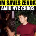 Zendaya & Tom Holland Caught in NYC Fan Frenzy; Tom Pushes Through the Crowd to Shield Zendaya