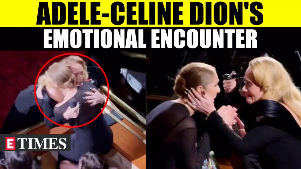 Adele's Very Emotional Encounter With Celine Dion At Las Vegas Concert