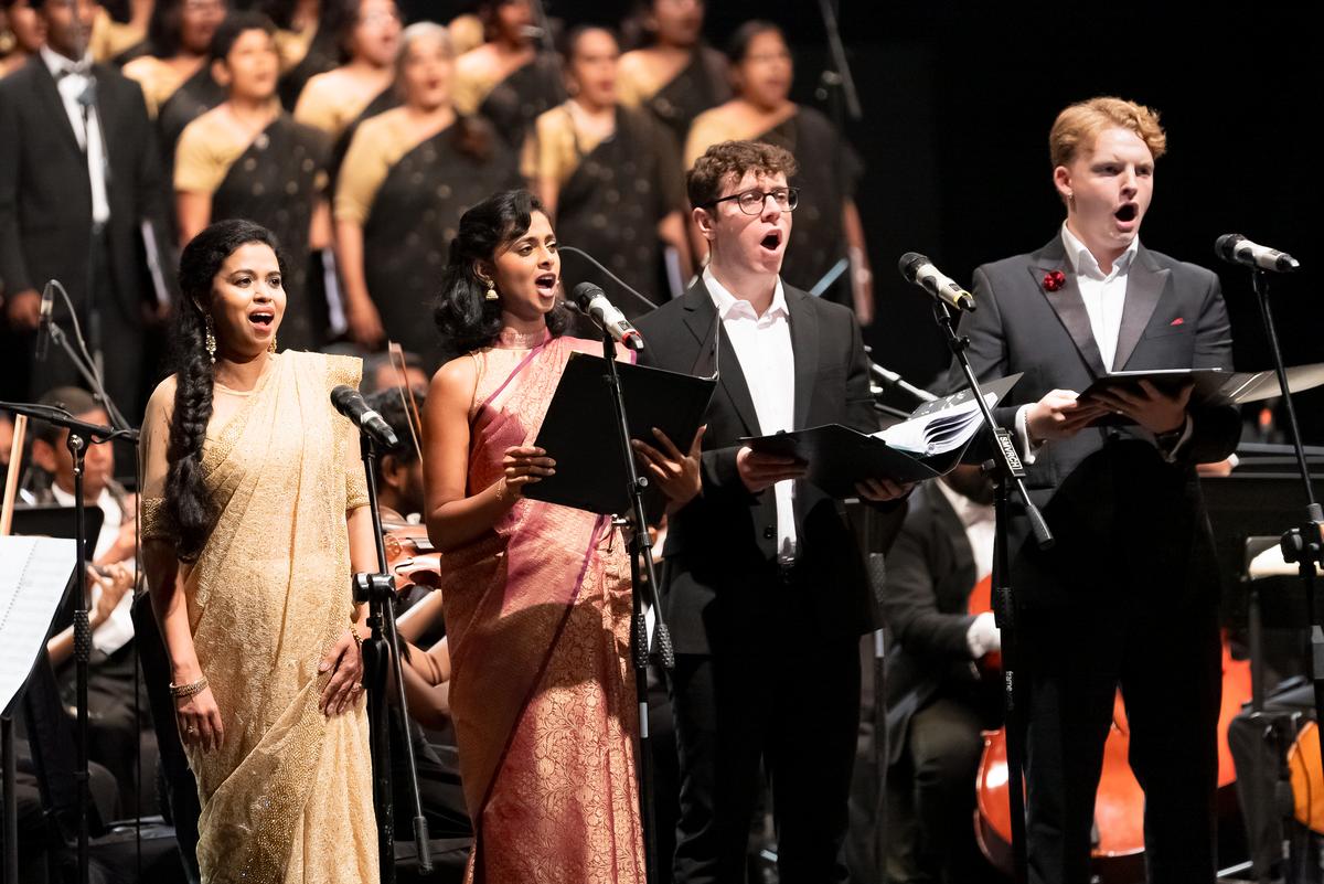 Soprano Kristina Ammattil and tenor Ramon Branch Biescas