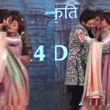 Kartik Aaryan Helps Hina Khan As She Nearly Falls On Stage