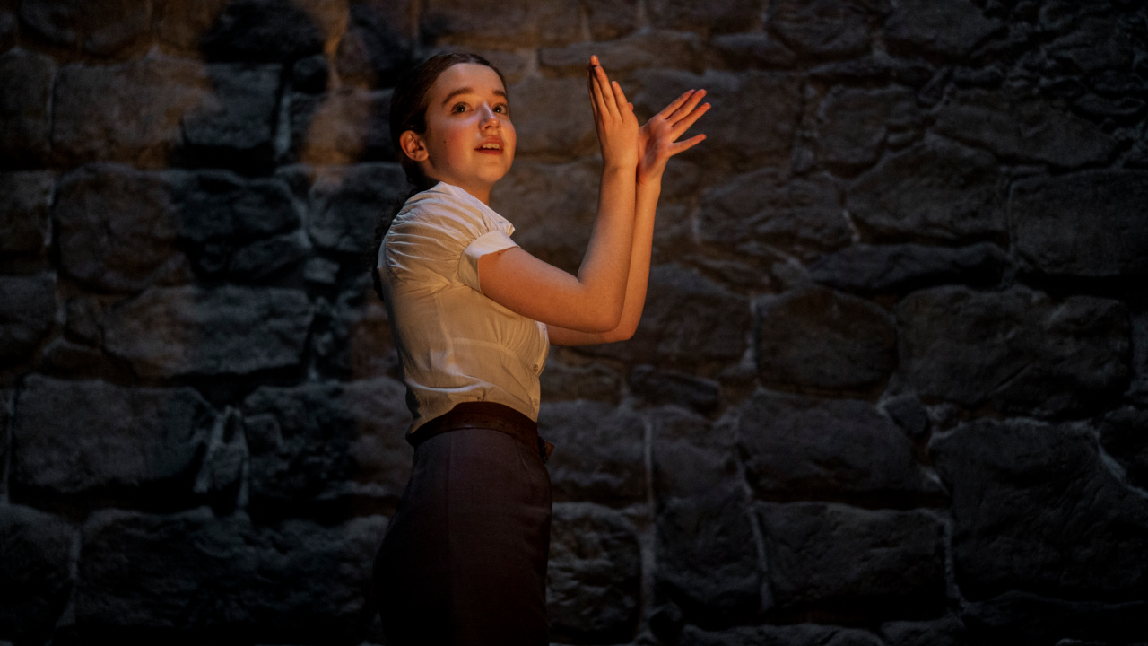 Ariella Glaser as Sara in 'White Bird'. Photo: Larry Horricks.