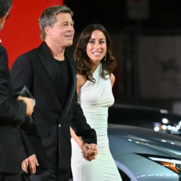 Brad Pitt And Girlfriend Ines de Ramon Make It Red Carpet Official At Venice Film Festival