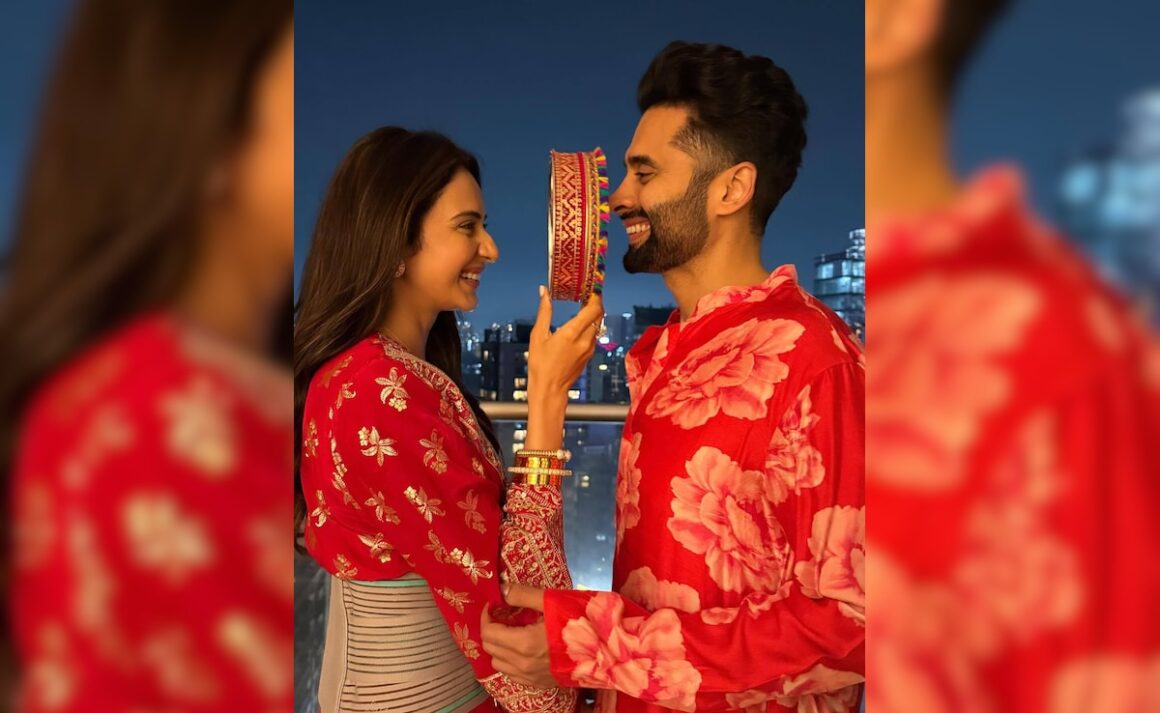 Rakul Preet Singh Celebrated Her First Karwa Chauth With Husband Jackky Bhagnani : “My Everything”