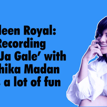 Recording ‘Lag Ja Gale’ with Radhika Madan was a lot of fun