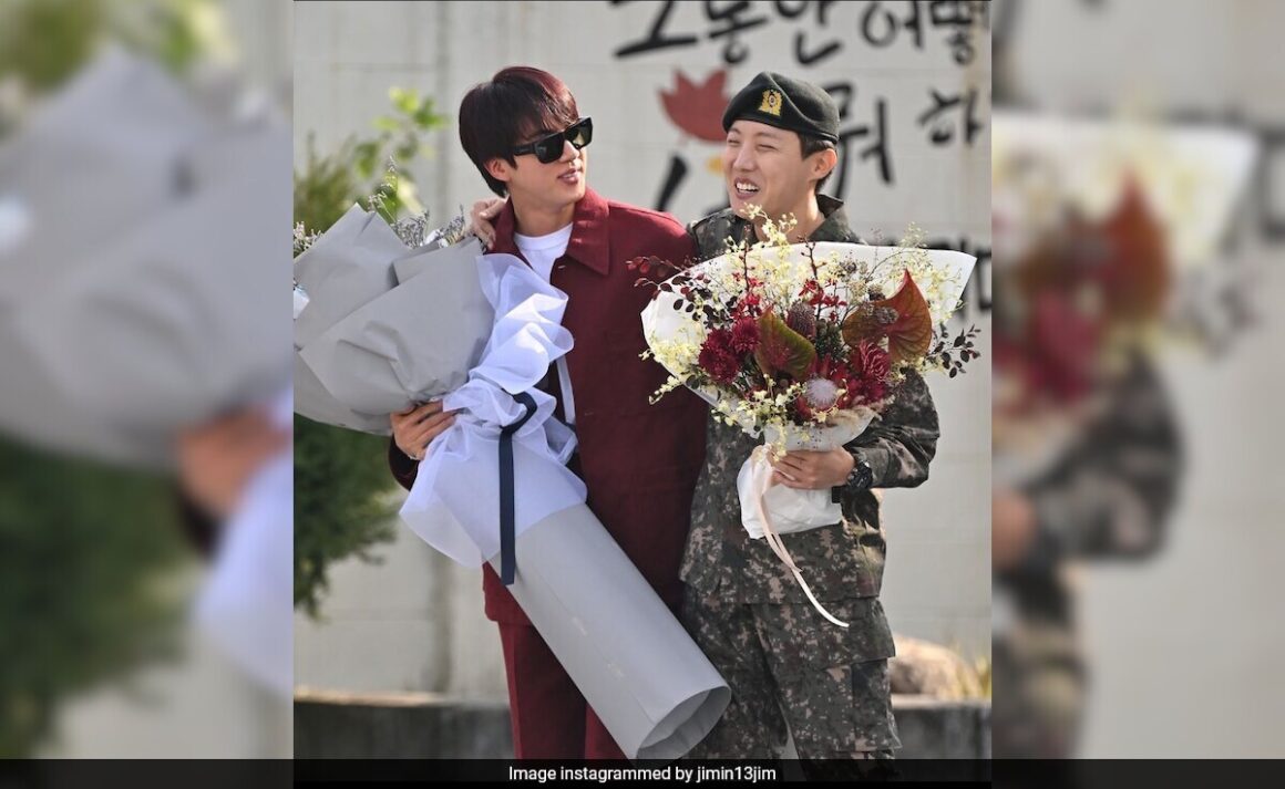 BTS J-Hope Discharged From Military, Reunites With Jin. RM, V, Suga And Jimin Give It A Miss