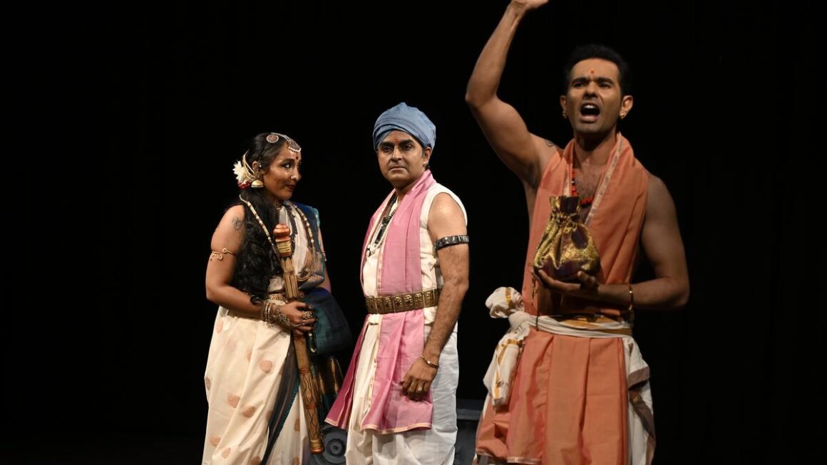 The Tamil play Kongai Thee highlights the contemporary relevance of Silappadhikaram