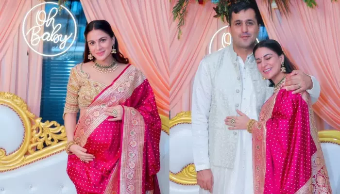 'Kundali Bhagya' Fame, Shraddha Arya Lovingly Caresses Her Baby Bump In A Rs. 48K Banarasi Saree