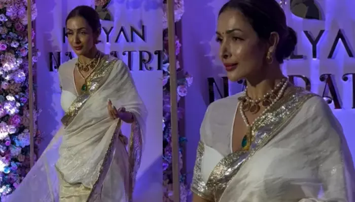 Kalyan Navratri Celebration: Malaika Arora Attends First Public Event After Her Father's Suicide