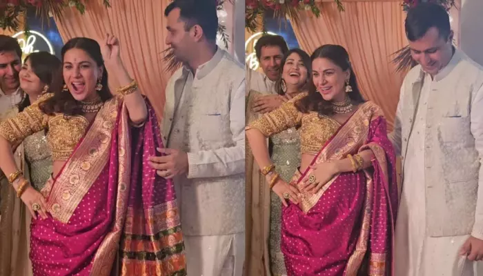 Mom To Be, Shraddha Arya's 'Thumkas' Steal The Show As She Stuns At Her Baby Shower In A Pink Saree