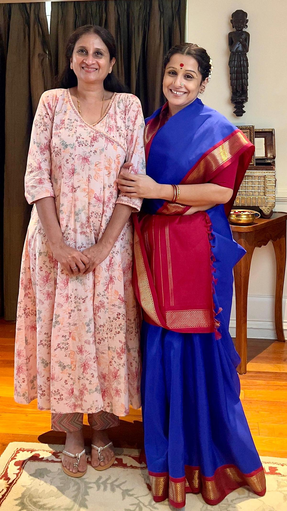 Anu Parthasarathy with Vidya Balan