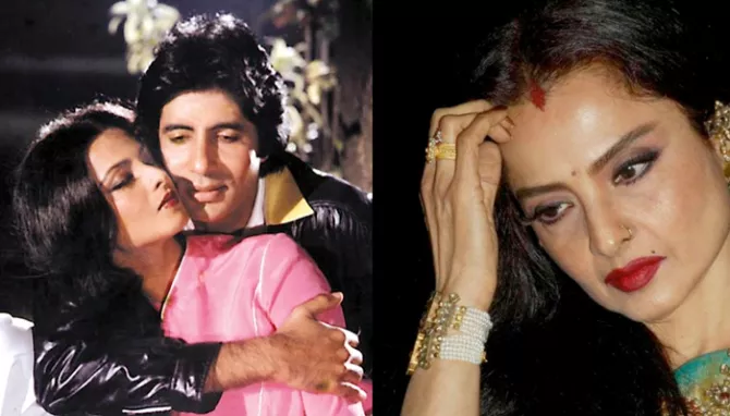 Amitabh Bachchan and Rekha