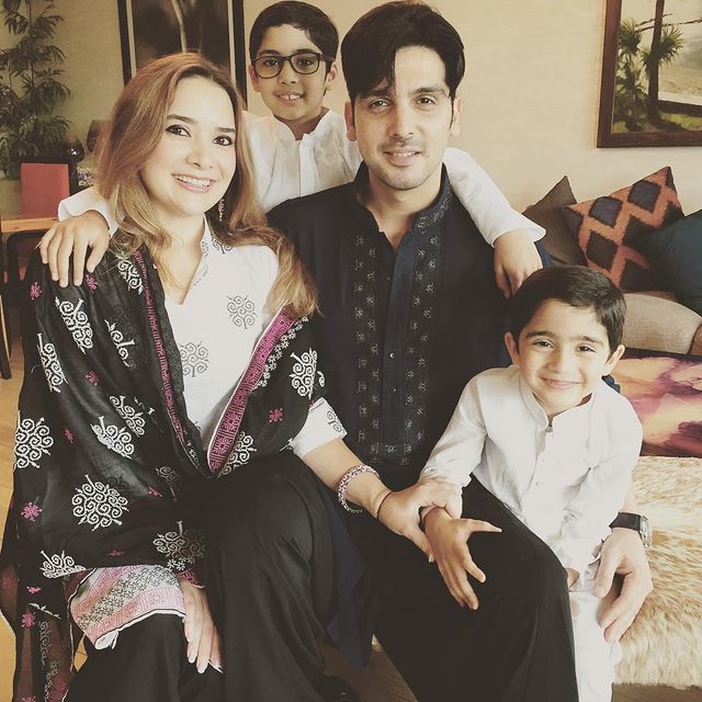 Zayed Khan, Malaika Khan, Zidaan and Aariz