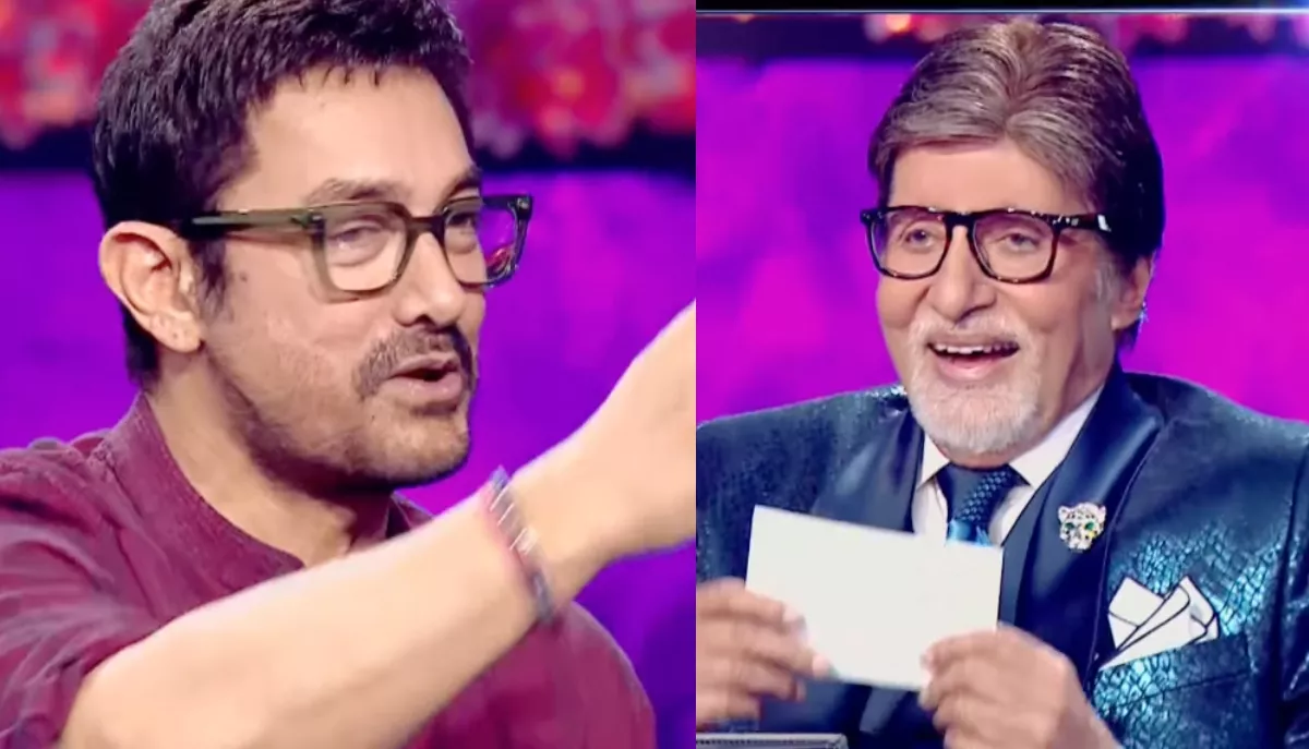 Aamir and Amitabh KBC