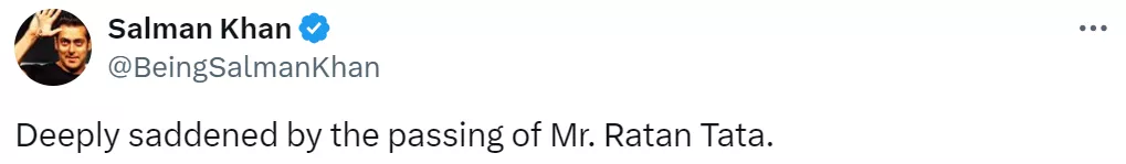 Bollywood celebrities pay tributes to Ratan Tata: Salman Khan, Ajay Devgn, Priyanka Chopra Jonas, Shraddha Kapoor, and Simi Garewal