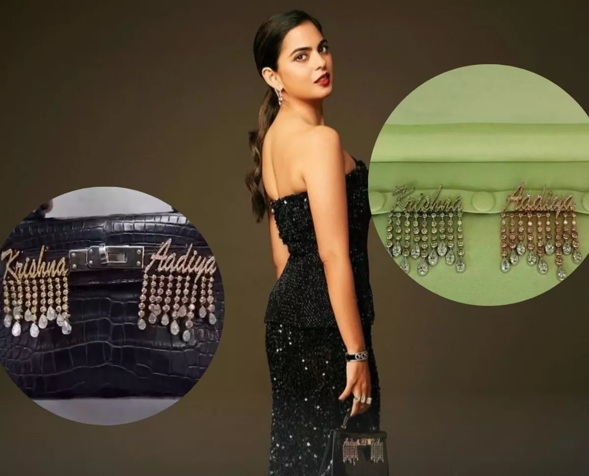 Ashna Mehta customised her cousin, Shloka Mehta’s nanad, Isha Ambani Piramal’s crocodile Kelly bag with diamonds