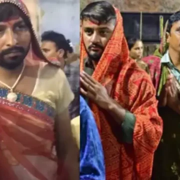 Meet Ahmedabad Men, Who Wear Sarees And Perform Garba Due To A 200-Year-Old Curse