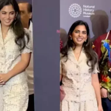 Isha Ambani Makes Stylish Entry With Husband, Anand, Join Nita Ambani-Mukesh Ambani For Photo-Sesh