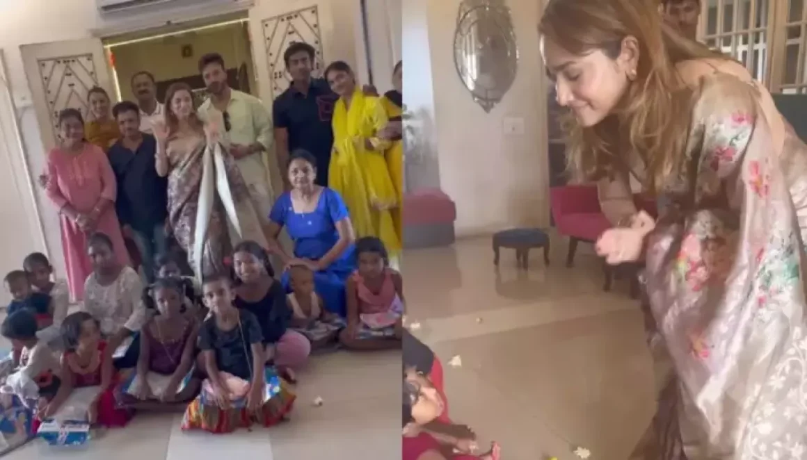 Ankita Lokhande And Vicky Jain Perform ‘Kanya Poojan’ At Home ‘Choti Mata Rani..’