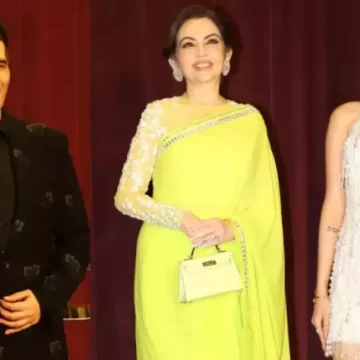 Nita Ambani Goes Neon Green, Khushi Kapoor Bedazzles In Pearly Outfit