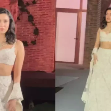 Shraddha Kapoor Stuns In A White Lehenga But Her Ramp Walk Fails To Impress Fans, ‘Rehne Do Behen..’