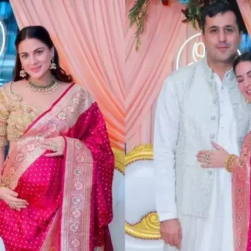 ‘Kundali Bhagya’ Fame, Shraddha Arya Lovingly Caresses Her Baby Bump In A Rs. 48K Banarasi Saree