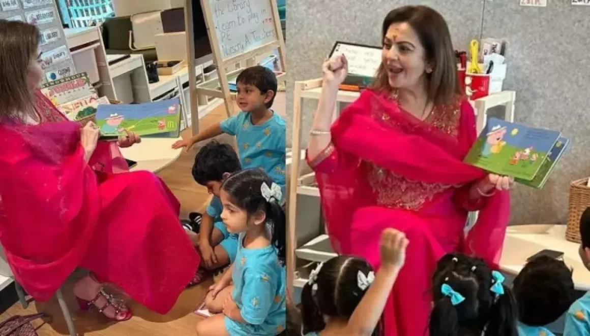 Nita Ambani Surprises Grandson, Prithvi’s Class With A Story Session, Kareena’s Son, Jeh Is In Awe