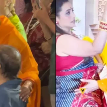 Kajol Faces Wardrobe Malfunction During Durga Puja 2024, She Maintains Her Calm, Video Inside