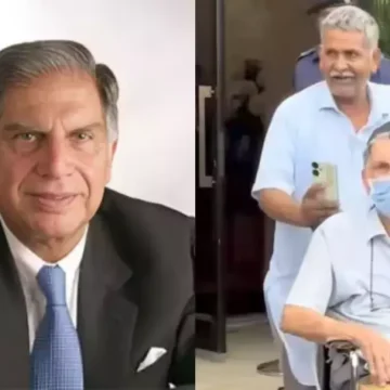 Brother Jimmy Tata Pays Final Respects To His Brother, Ratan Tata In A Wheelchair