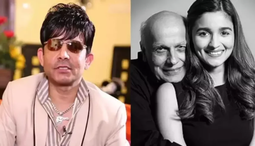 KRK Accuses Alia Bhatt Of Cheating Her Uncle Mukesh Bhatt And Copying His Film Savi’s Story In Jigra