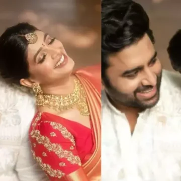 Nara Rohith And Siree Lella Engagement Is Traditional Dream, Bride-To-Be Stuns In Kanjeevaram Saree