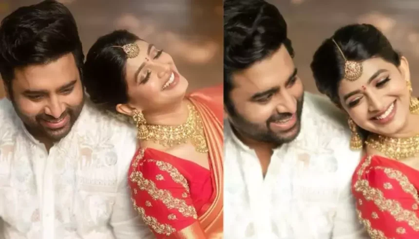 Nara Rohith And Siree Lella Engagement Is Traditional Dream, Bride-To-Be Stuns In Kanjeevaram Saree