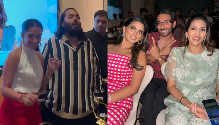 Radhika Merchant Celebrates Her First B'Day With In-Laws After Marriage, Feeds Cake To Anant Ambani