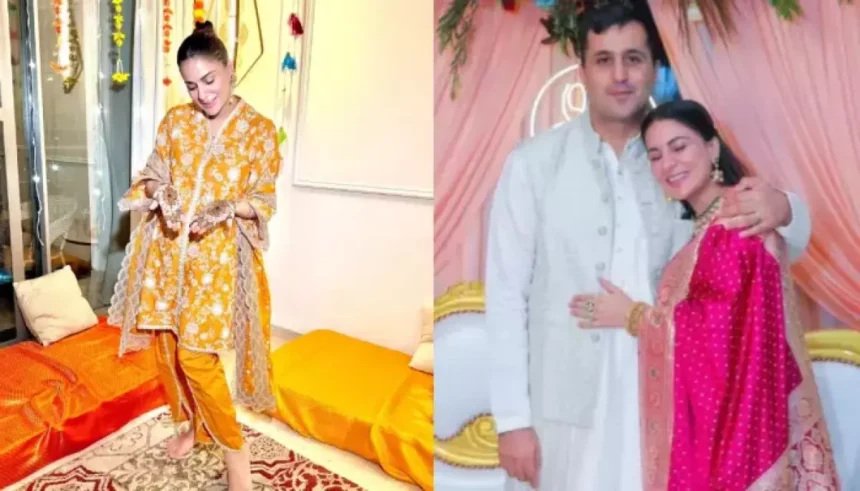 Mom-To-Be Shraddha Arya Decks Her Hands With Husband Rahul’s Name In Mehendi Design For Karwa Chauth