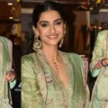 Sonam Kapoor Karwa Chauth Look Is ‘Mint Green’ Masterpiece, Moon Art Down Her Chest Is Talk Of Town