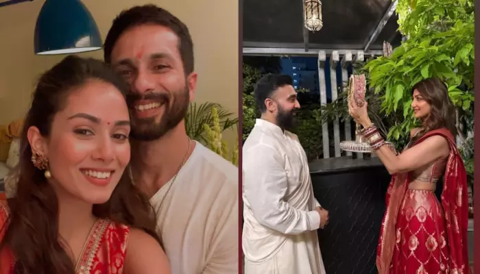 Shilpa Shetty And Mira Rajput Shares Exclusive Glimpses Of Bollywood Wives' Karwa Chauth Celebration