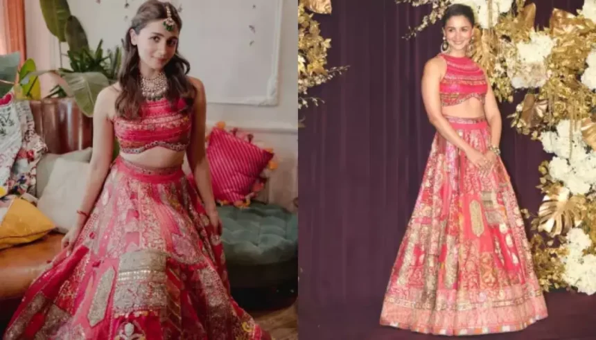 Alia Bhatt Re-Wore Her ‘Mehendi’ Lehenga After Two Years For Manish Malhotra’s Diwali Party 2024