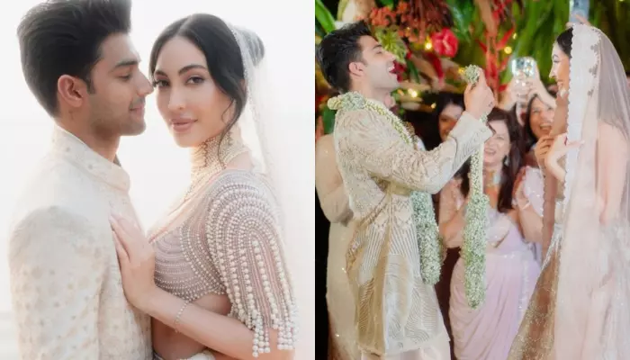 'Kya Karoon' Singer, Zaeden Marries DJ, Nina Shah: The Bride Shines In A Fish Tail Pearl-Clad Blouse