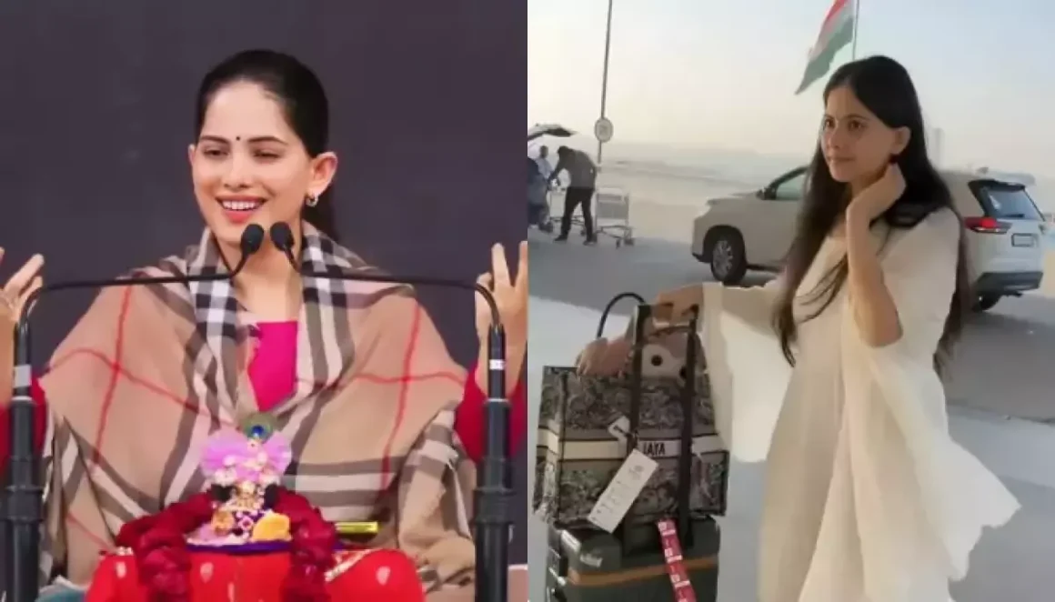 Speaker Jaya Kishori’s Rs. Two Lakh Dior Bag Sparks Controversy Netizens Call Her Out On Her Duality