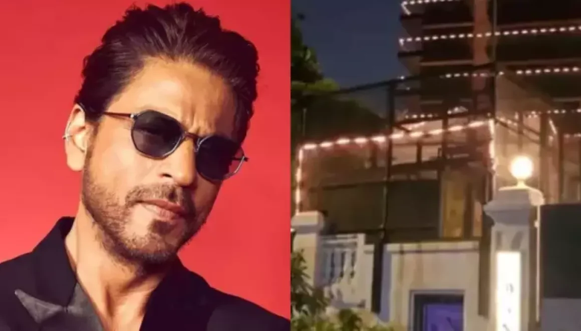 Mannat Lights Up as Shah Rukh Khan Prepares for Diwali and His 59th Birthday Celebration, Video Out