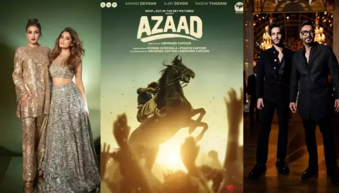 Ajay Devgn Reveals First Look Of ‘Azaad’ With Debutants Rasha Thadani and Aaman Devgan