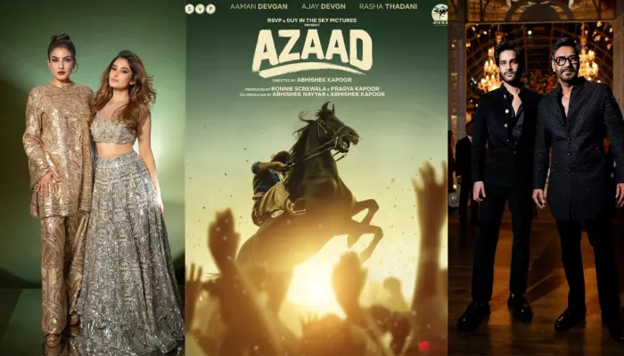 Ajay Devgn Reveals First Look Of 'Azaad' With Debutants Rasha Thadani And Aaman Devgan