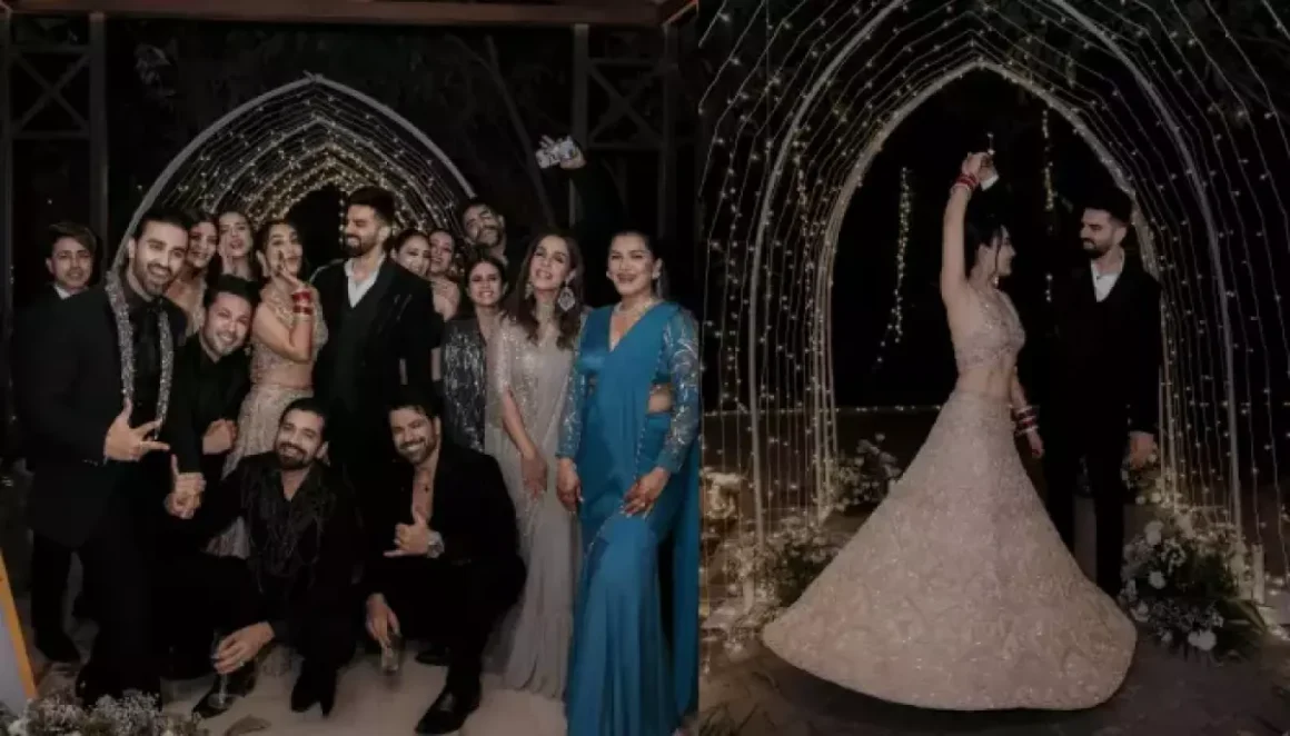 Surbhi Jyoti Melts Hearts With Her Happy-Bride-Twirl With Husband Sumit In Fun-Filled Reception Pics